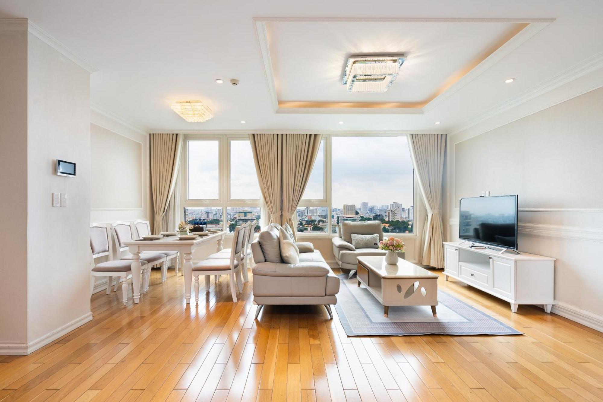 Leman Luxury Apartments 2Br 3Br For Rent In Central 호치민 외부 사진